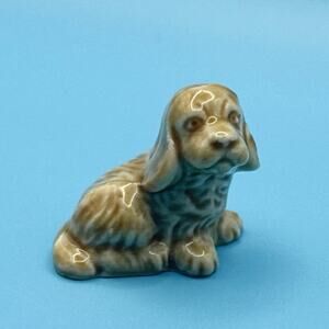🐾 Wade Whimsies Cocker Spaniel Puppy • Red Rose Tea • Vintage Mini Figurine